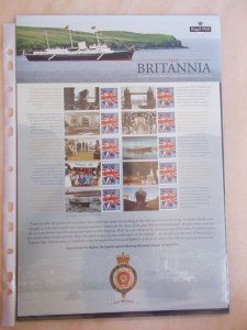 GB 2005 HMY Britannia 60th Anniversary of Her Launch Smiler Sheet LS308 Fine U/M