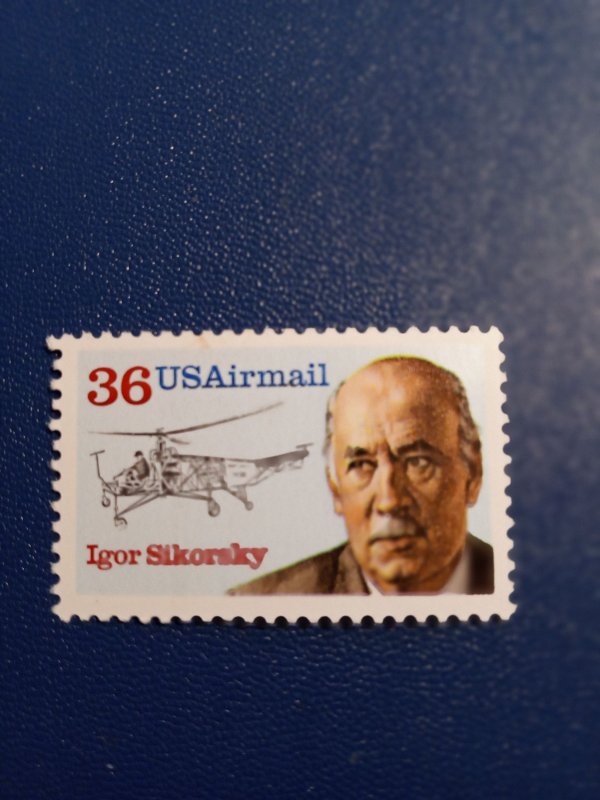 US# C-119, Igor Sikorsky, .36c Airmail, MNH (1988)