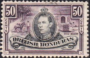 British Honduras #123 Used