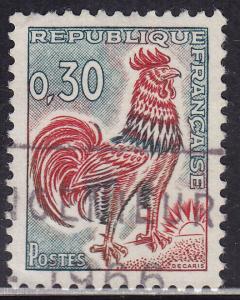 France 1024b Gallic Cock 1965