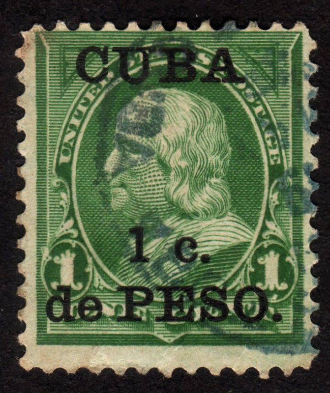 1899, Cuba 1c, Used, Sc 221