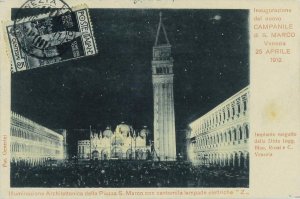 P0707 - ITALY - Postal History -  MAXIMUM CARD 1912 - VENEZIA Campanile RARE