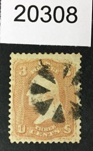 US STAMPS # 65 USED CAT. $ LOT #20308