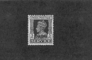 INDIA NABHA STATE 040 MH BIN $1.25