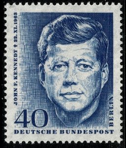 GERMANY BERLIN 1964 PRESIDENT KENNEDY COMMEM MINT (NH) SG B235 P.14 SUPERB