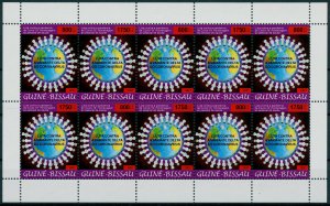 Guinea-Bissau 2021 MNH Medical Stamps Corona Fight Against Delta Variant 10v M/S