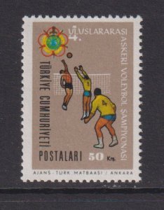Turkey  #1702  MNH   1966 volleyball