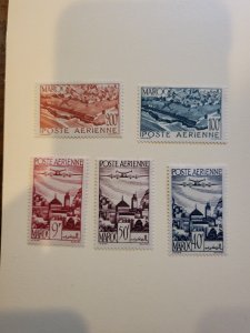 Stamps French Morocco Scott #C34-8 h