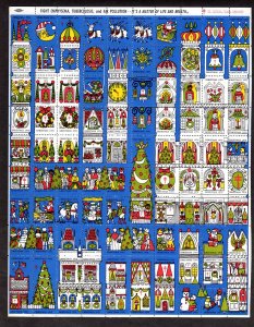 US, Christmas Seals, Scott # WX242 Printer Mark W. 1970   Lot 230732