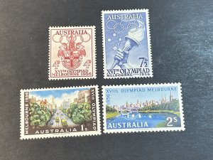 AUSTRALIA # 288-291-MINT NEVER/HINGED-------1956