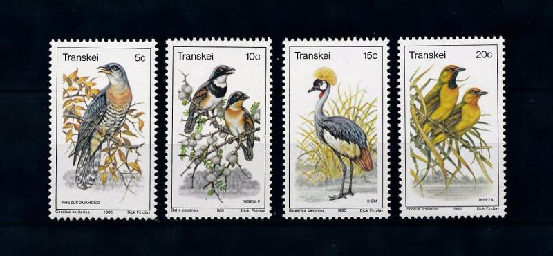 [52381] Transkei 1980 Birds Vögel Oiseaux Ucelli  MNH