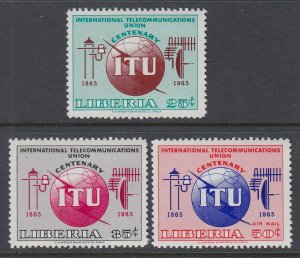 Liberia 429-430,C168 MNH VF