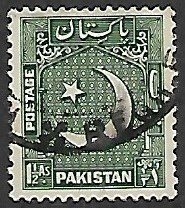 Pakistan # 49a - Cresent & Star - used....{GR39}