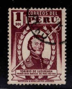 Peru Scott 381  used stamp