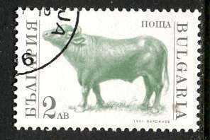 Bulgaria; 1991: Sc. # 3589; Used CTO Single Stamp