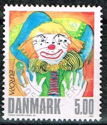 Denmark 2002,Sc.#1225 used.  Europa (C.E.P.T.) - Circus