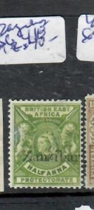 ZANZIBAR  QV OVPT ON BEA 1/2A  SG 41E  MNG     P0314C H