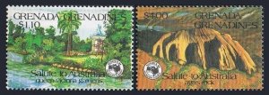 Grenada Gren 616-617,MNH.Mi 626-627.AUSIPEX-84.Queen Victoria Gardens,Ayers Rock