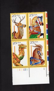 2390-2393 Carousel Animals, MNH LR-PB/4 (#111121 1)