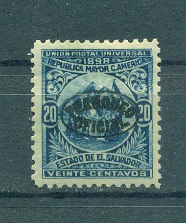 El Salvador sc# O136 (2) mhr cat value $19.00