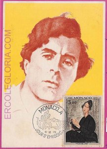 ag3428 - MONACO - POSTAL HISTORY - Maximum Card - 1970, Art, Modigliani-