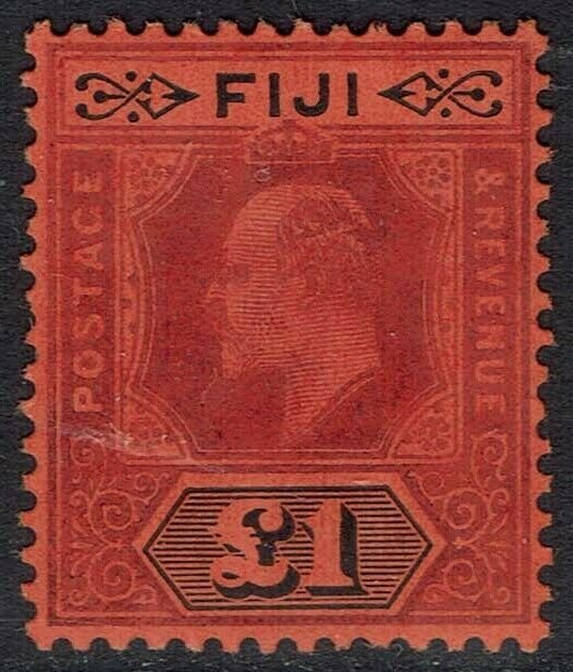 FIJI 1906 KEVII 1 POUND 