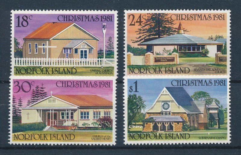 [117108] Norfolk Island 1981 Christmas church chapel  MNH
