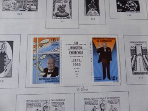 Cameroun 1916-1982 Stamp Collection on Album Pages