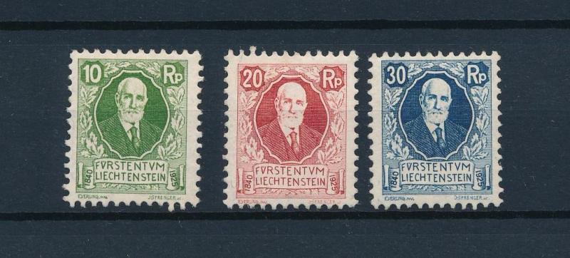 [56135] Liechtenstein 1925 Birthday John II  Mint Regummed