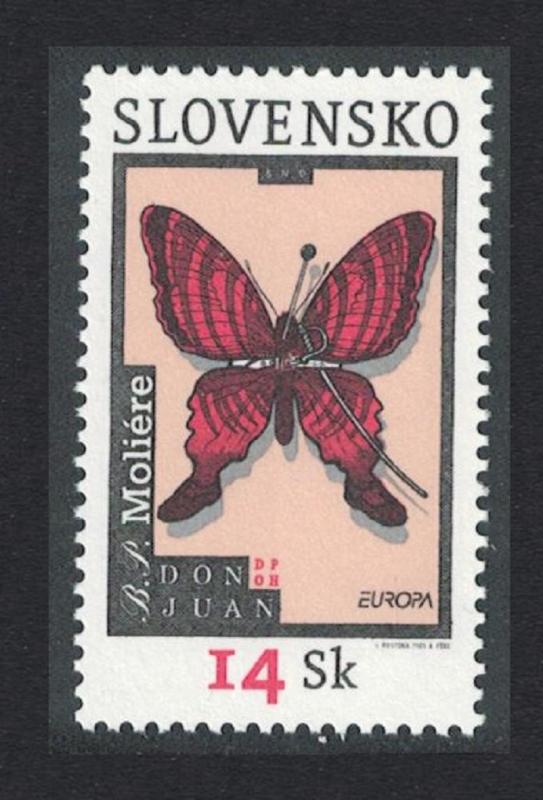 Slovakia Butterfly Moliere Europa CEPT Poster art 1v SG#411