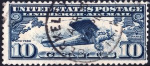 SC#C10 10¢ Lindbergh Flight (1927) Used