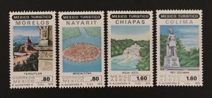 Mexico 1979 #1190-1, C615-6, Tourism, MNH.