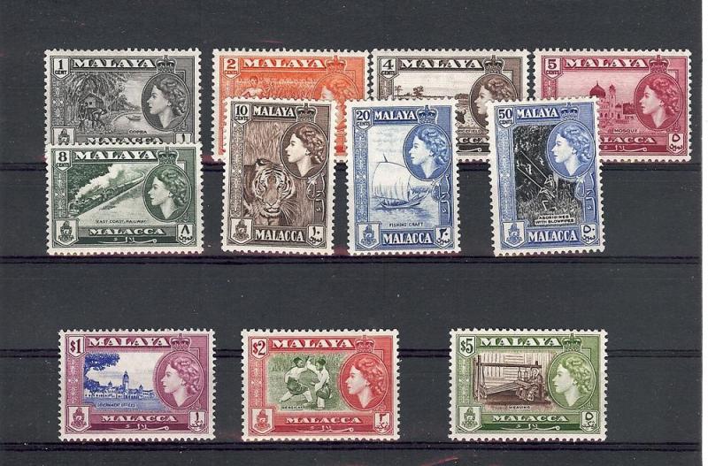 Malaya (Malacca), 45-55 (11v),Definitive Singles,**MNH**