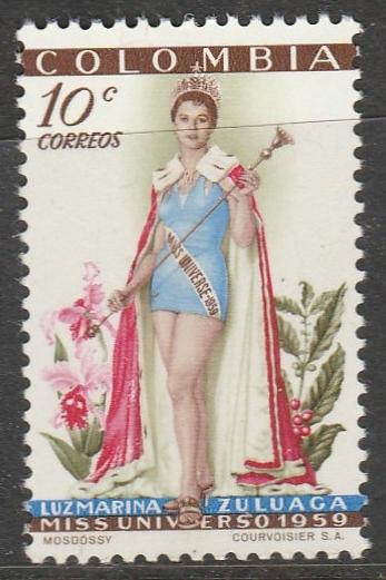 Colombie  1959  Scott No. 697  (N**)