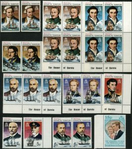 British Antarctic Territory POLAR EXPLORERS Stamps Postage Collection Mint NH