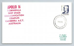 1972 Australia - APOLLO 16 - Tidbinbilla Deep Space Comms Complex - F5216