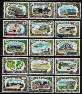 Anguilla #99-103 MNH Set - Boat Building