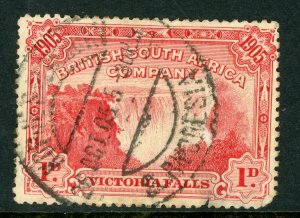 Southern Rhodesia 1905 British South Africa QV 1d SG #94 Used A546