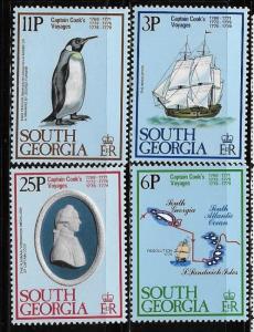 South Georgia 1979 Captain Cook's voyages MNH