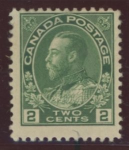 Canada #107e Unused Single (King)