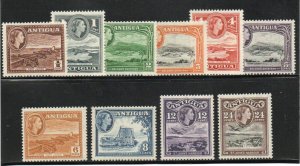 Antigua - SG# 120a - 129 MNH        -         Lot 0824232