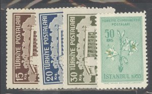 Turkey #1000-2/1157 Mint (NH) Single (Complete Set)