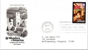 FDC 2006 SC #4072a Cliff Palace - Washington DC - Single - J985