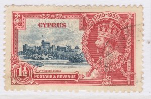 CYPRUS 1935 1 1/2pi Used Stamp A30P16F42034-