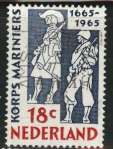 Netherlands Scott 440 used 1965 Military uniform stamp