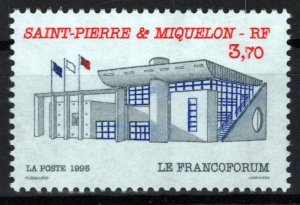 St. Pierre & Miquelon 620 MNH Architecture Francoforum Building ZAYIX 0524S0170M