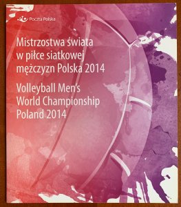 Poland 2014 MNH Special Folder Pack Stamps Scott 4133 Sport Volleyball Champions