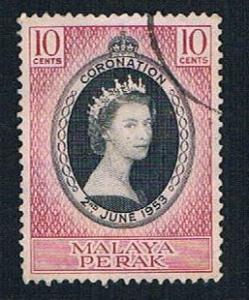 Malaya Perak 126 Used Coronation Issue (BP2227)