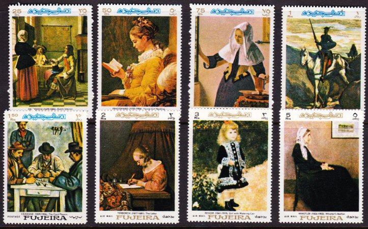 Fujeira MNH set - paintings