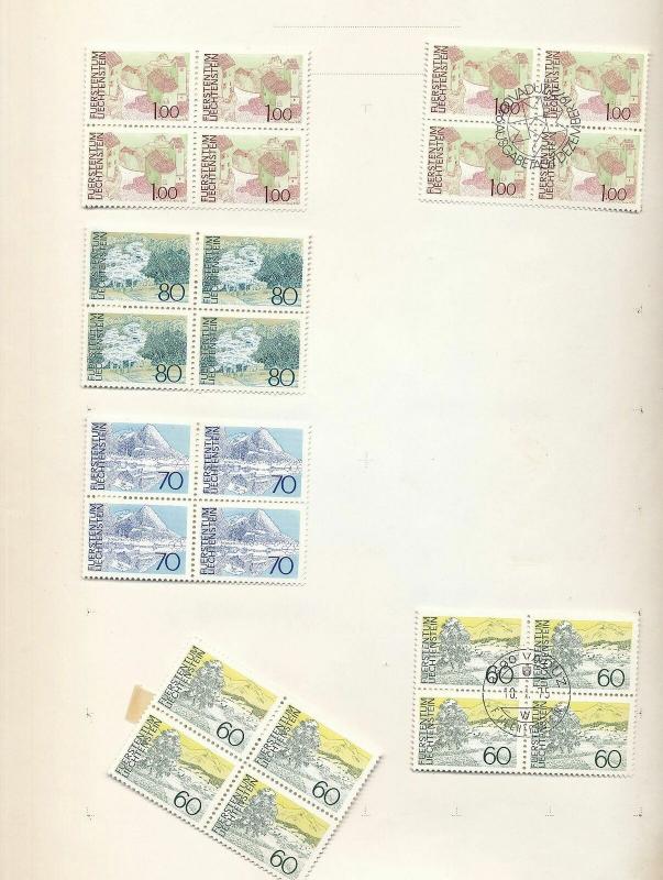 Liechtenstein 1970s MNH MH Used (Appx 120 Stamps)ZC838